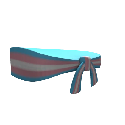 (Alt Side) Trans Pride Tied Armband