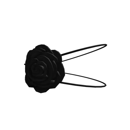 ୨୧: kawaii chibi gothic rose eyepatch black 