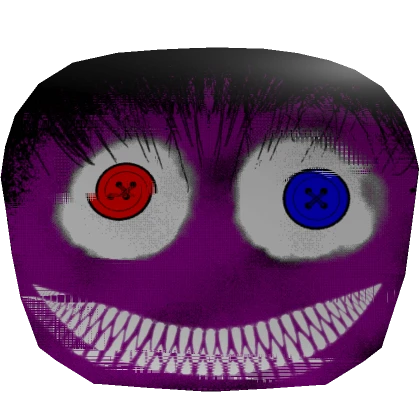 [Animated] 3D Scary Face Mask TwoTone Eyes