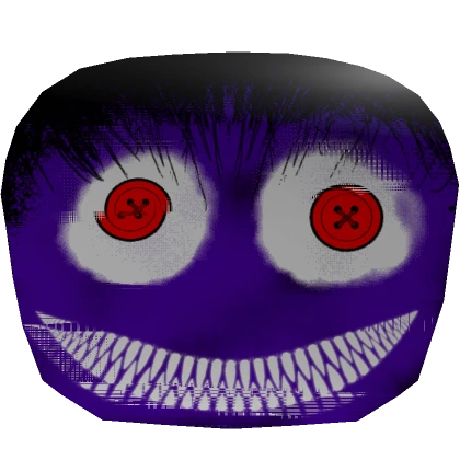 [Animated] 3D Scary Face Mask Purple