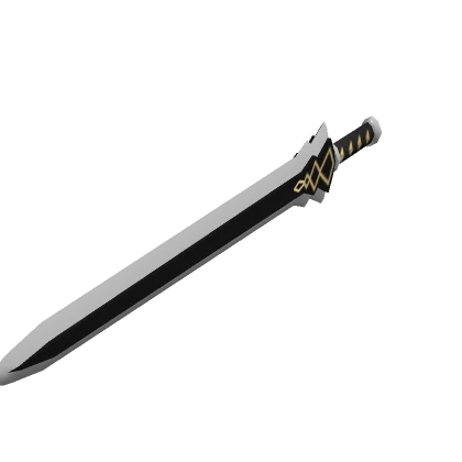 Gold Plated Anime Longsword