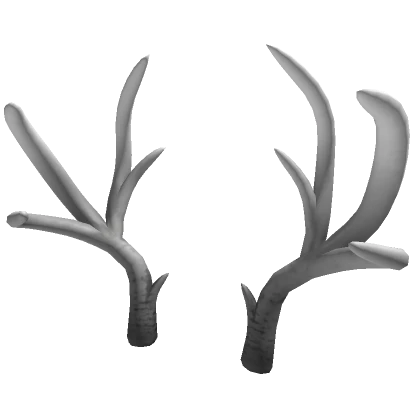 Monochrome WereDeer Antlers