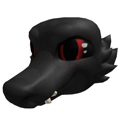 Black WereDeer Head