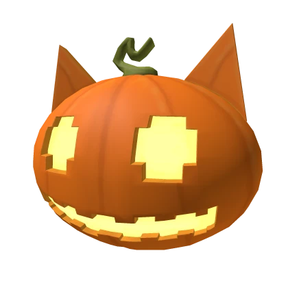 Spice / Pumpkin Cat's Head Glowing (Fortnite)