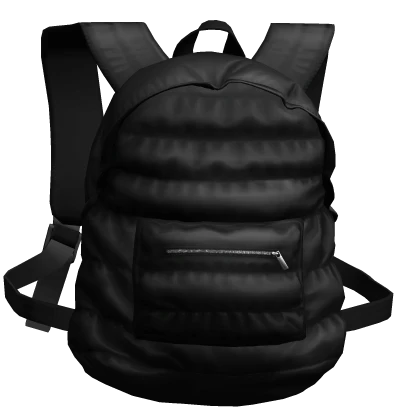 Black Padded Backpack