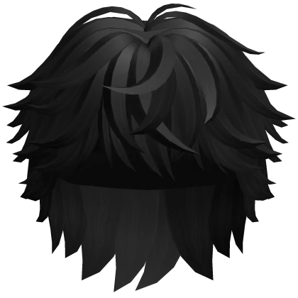 Emo Boy Anime Hair (Black)