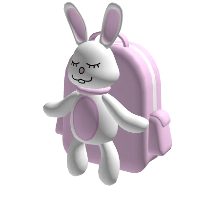 Cute Bunny Backpack Pink