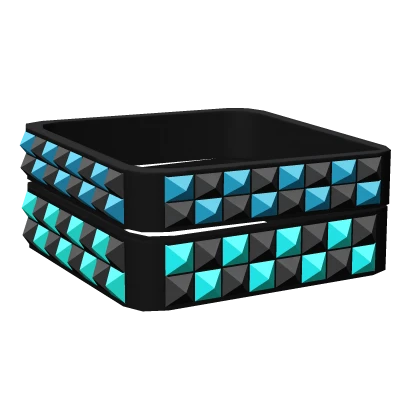 R6 Ocean Spiked Scene Bracelets [Left]