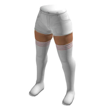 adidas Y2K Shorts&Pale Sports Socks White Nougat