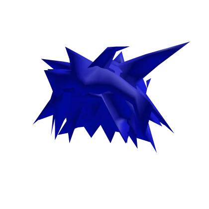 Blue Spikey Hair