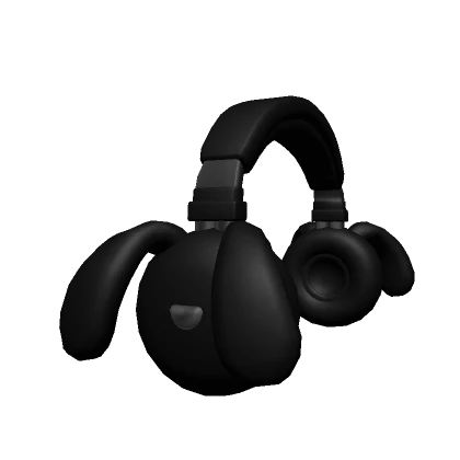 Black Bunny Headphones