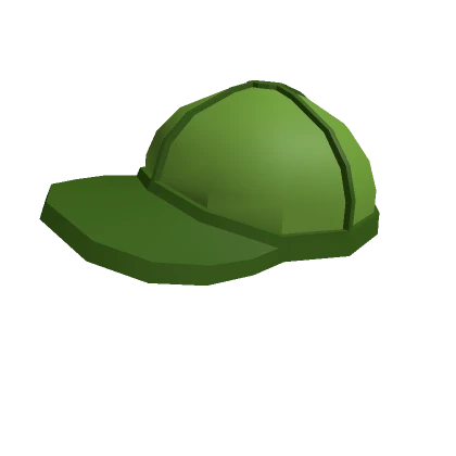 Cartoony Cap Dark Green