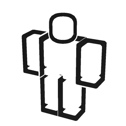 (1.0) Black White Double Outline Full Avatar