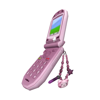 Cute Y2K Flip Phone Pink