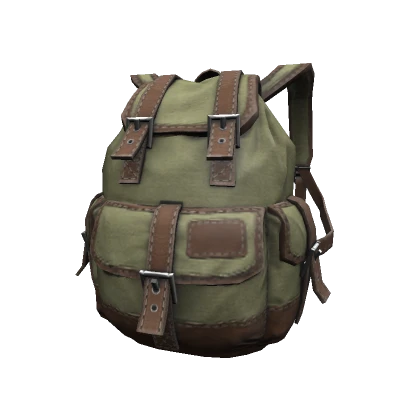 (1.0) Olive Vintage Backpack