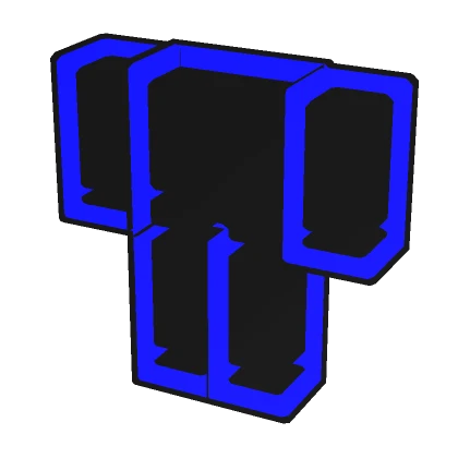 (1.0) Blue Black Double Outline Avatar