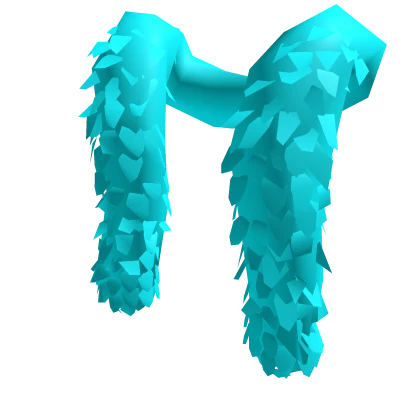 Party Cyan Boa Long - DRESSX