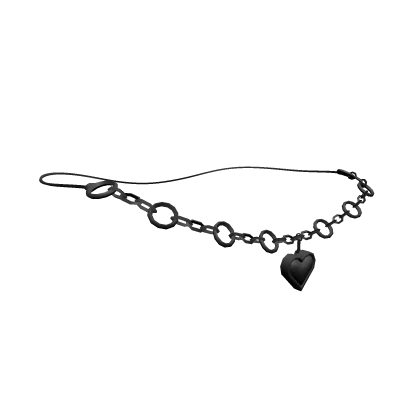 [1.0] Black Heart Necklace