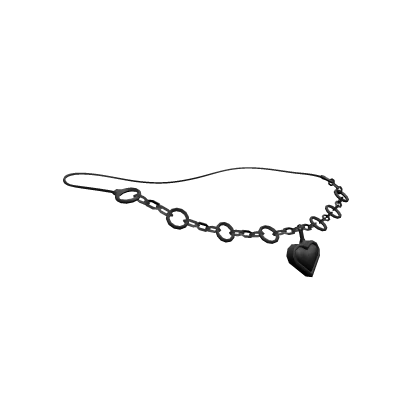 [3.0] Black Heart Necklace