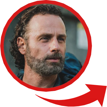 Rick Grimes Red Circle