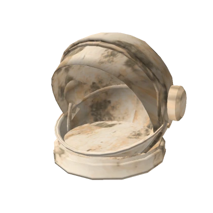 Astronaut Helmet Face Open Desert STONE