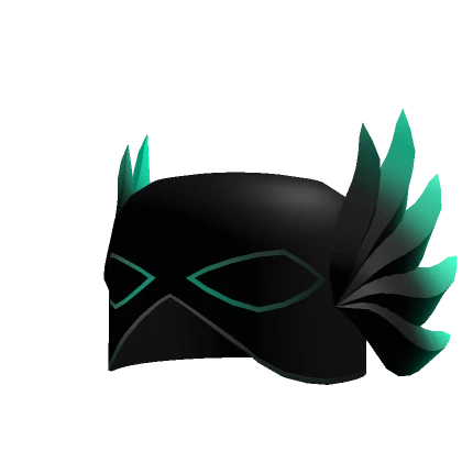 Cyan Axolotl Luchador Mask