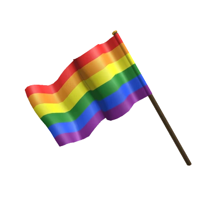 Rainbow LGBTQ+ Pride Flag (Right)