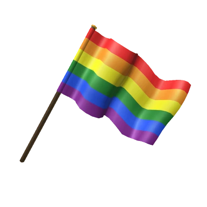 Rainbow LGBTQ+ Pride Flag (Left)