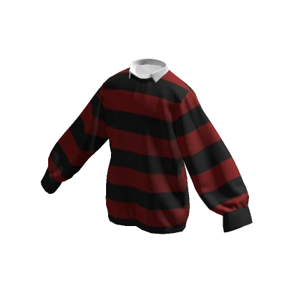 Oversized Striped Y2K Sweater