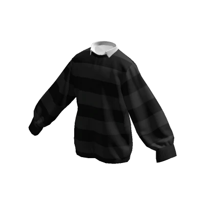 Oversized Striped Y2K Sweater