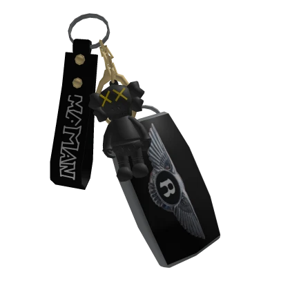 Rentley Car Keys w/ Kaws Keychain