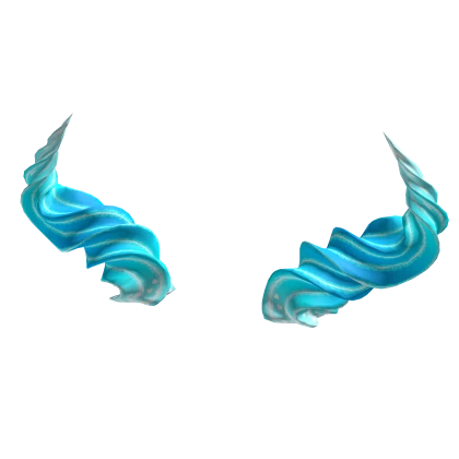 Swirl Horns Ice Blue