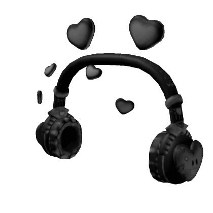 Black Heart Headphones 