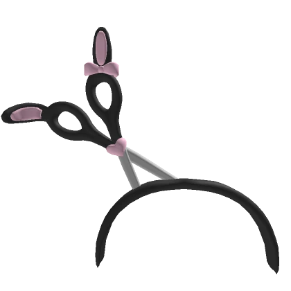 kitty bunny scisscor headband