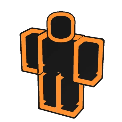 (1.0) Orange Double Outline Full Avatar