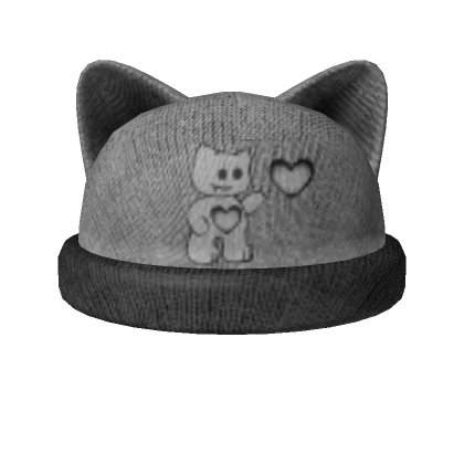 Cat Ears Gothic Bear Beanie