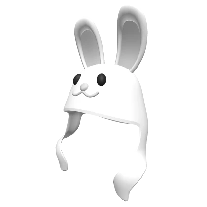 White Bunny Beanie