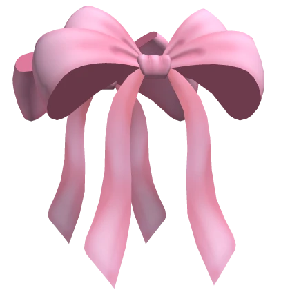 Celebrity Baby Pink Silhouette Side Hair Bow