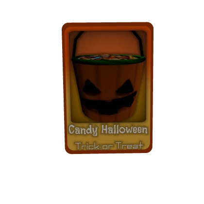 [🎃] Candy Halloween Trading Card