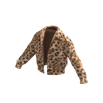 ✨ Beige Fur Leopard Jacket Fall Y2K Winter