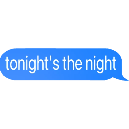 Tonight's the night Dexter Morgan Text Bubble Chat