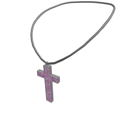 3.0 Pink Diamond Cross Necklace