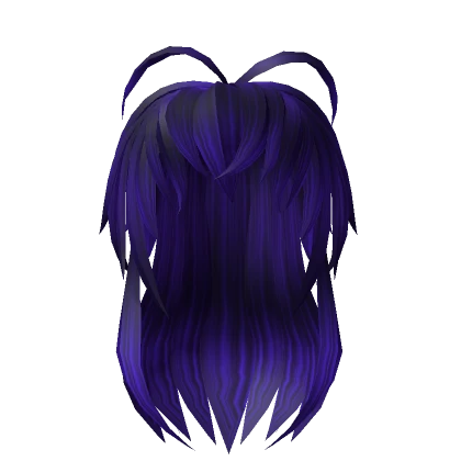 Dark Purple Anime Rockstar Hair