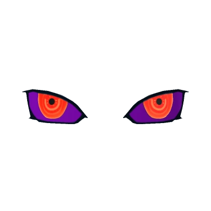 Glowing Demon Eyes Purple