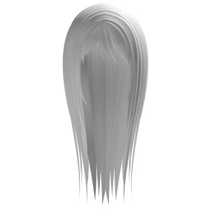 Long Wispy Gothic Hair - White