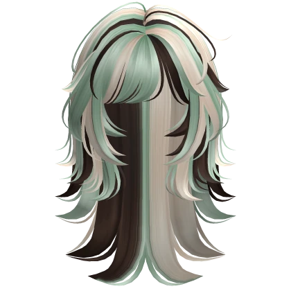 Messy Rockstar Wolfcut (Mint Chocolate Chip)