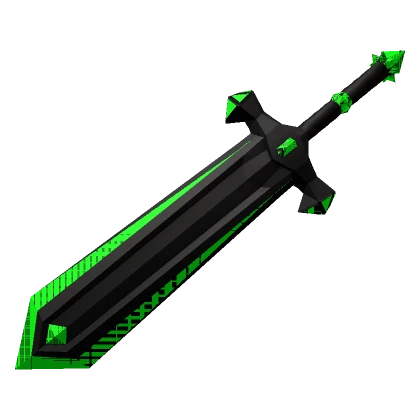 Animated Glitch Shadow Sword - Green