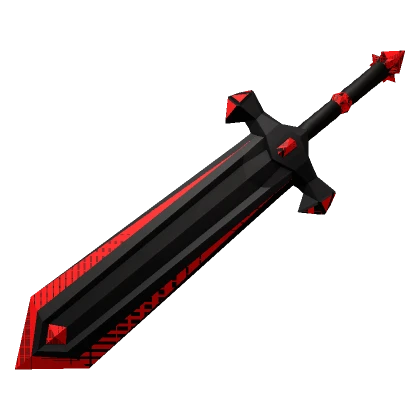 Animated Glitch Shadow Sword - Red