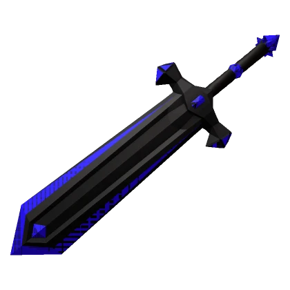 Animated Glitch Shadow Sword - Blue