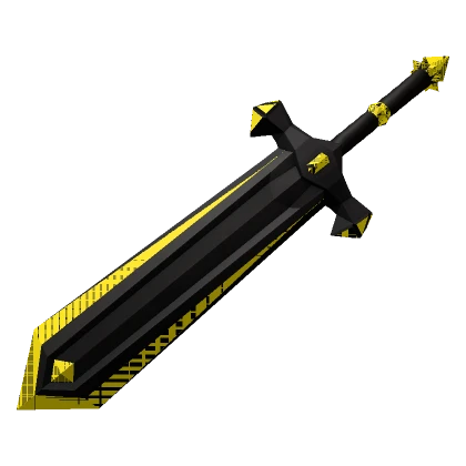 Animated Glitch Shadow Sword - Yellow